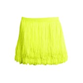 Neon színű vágott végű rojt 15 cm hosszú - GIALLO FLUO